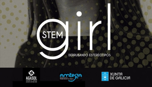 Cartel informativo de la campaña Girl Stem