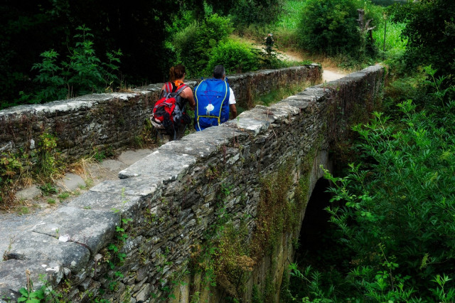 Peregrinos en el Camino de Santiago