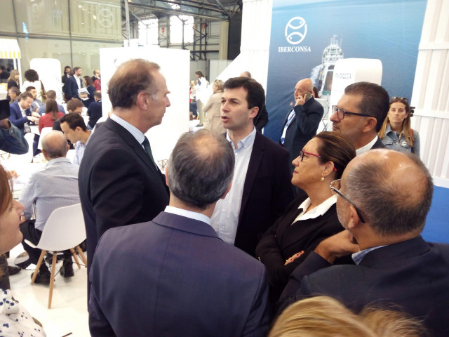 Gonzalo Caballero en la feria Conxemar