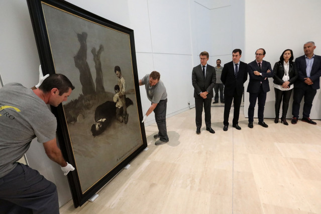 Acto de desembalaje de 'A derradeira leición do mestre'