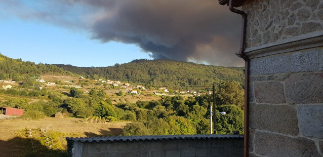 Incendio este domingo 7 de octubre en Mondariz