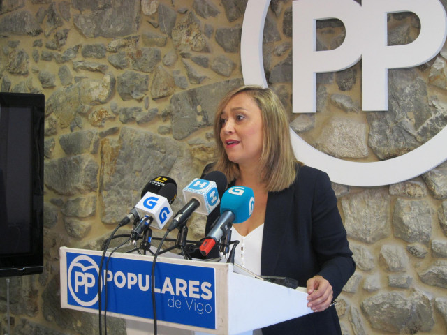 Elena Muñoz, presidenta del PP de Vigo