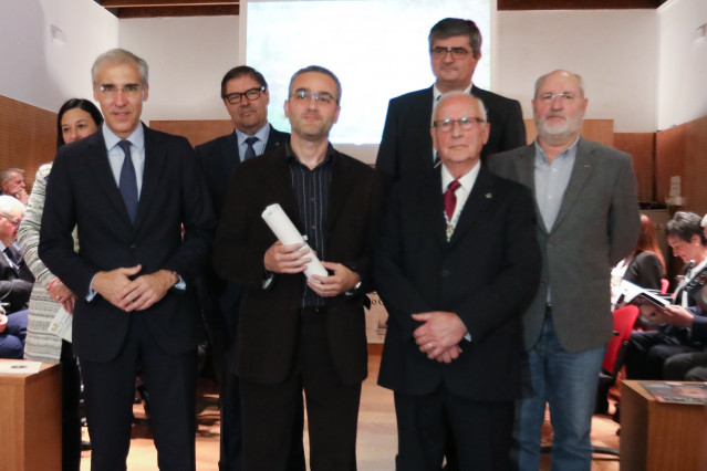 El conselleiro de Economía, Francisco Conde, en un acto del Día da Ciencia