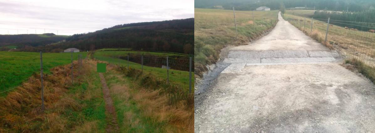 Camino de Santiago Cemento