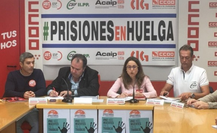 Huelga de funcionarios de prisiones a partir del 24 de octubre