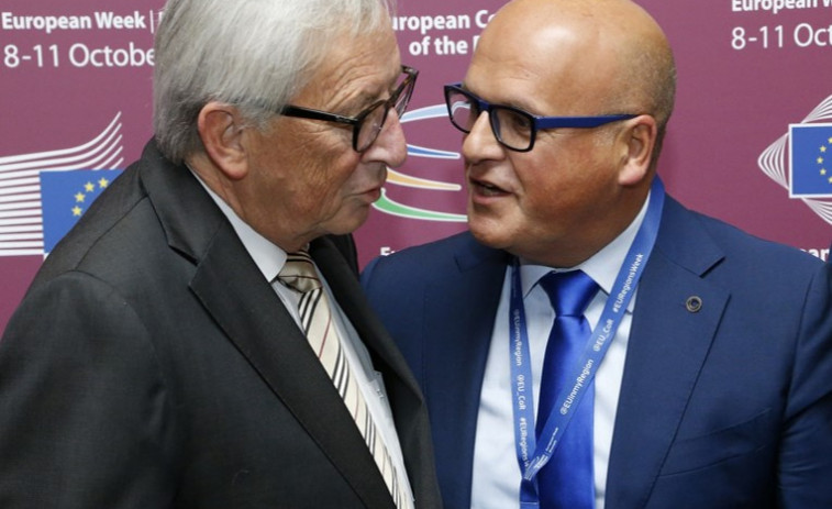 El encuentro de Baltar con el presidente de la Comisión Europea no fue oficial, sino un 