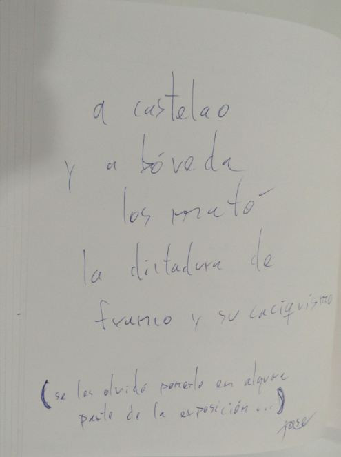 Boveda libro de visitas