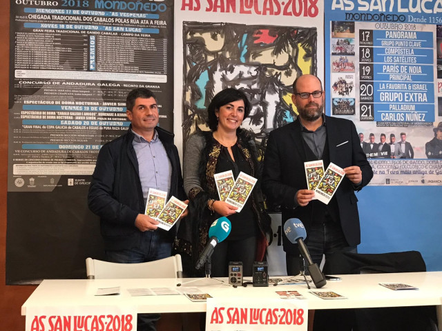 Presentación de la feria San Lucas de Mondoñedo en Santiago de Compostela