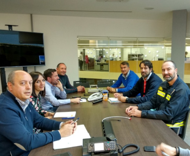 Reunión de la Axega y Retegal en las instalaciones del 112 Galicia