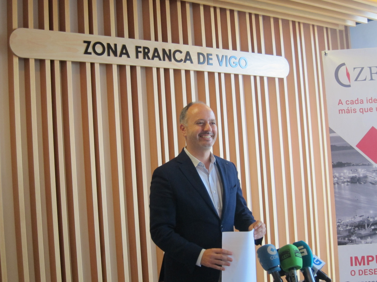 David Regades, delegado del Estado en Zona Franca