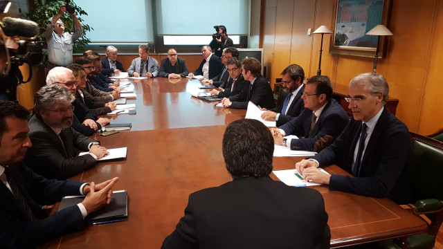 Reunión por la situación de Alcoa en Madrid