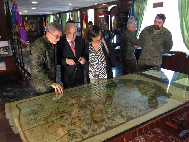 Javier Losada despide a la Brigada Galicia VII en la base General Morillo