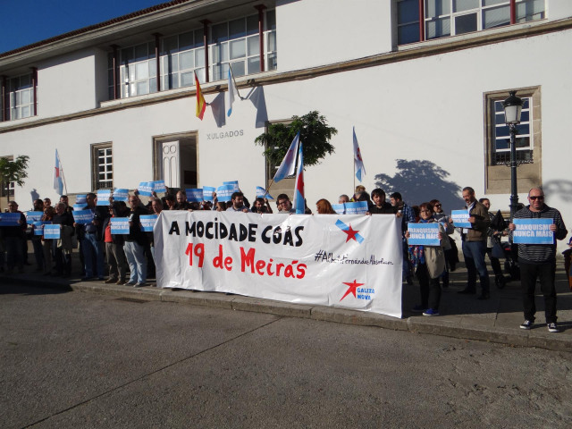 Concentración de los 19 de Meirás