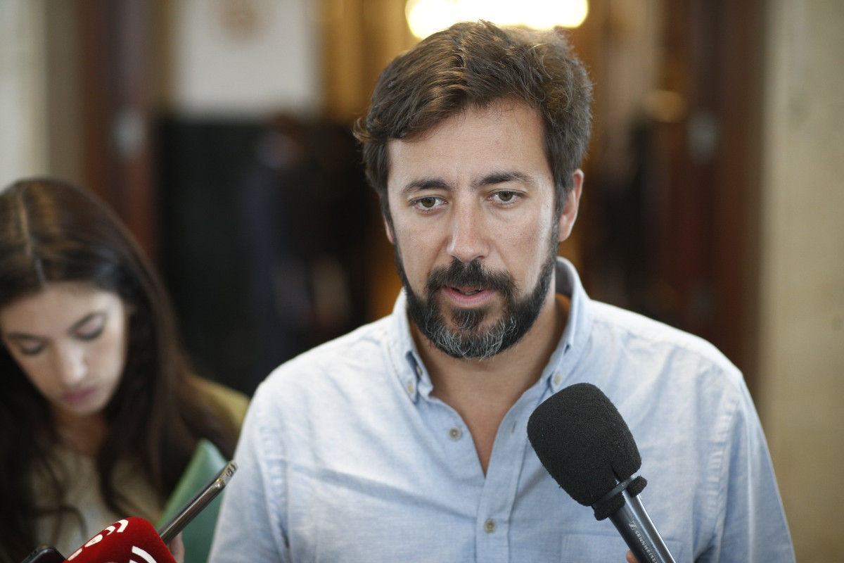 El portavoz de En Marea en el Congreso, Antón Gómez-Reino