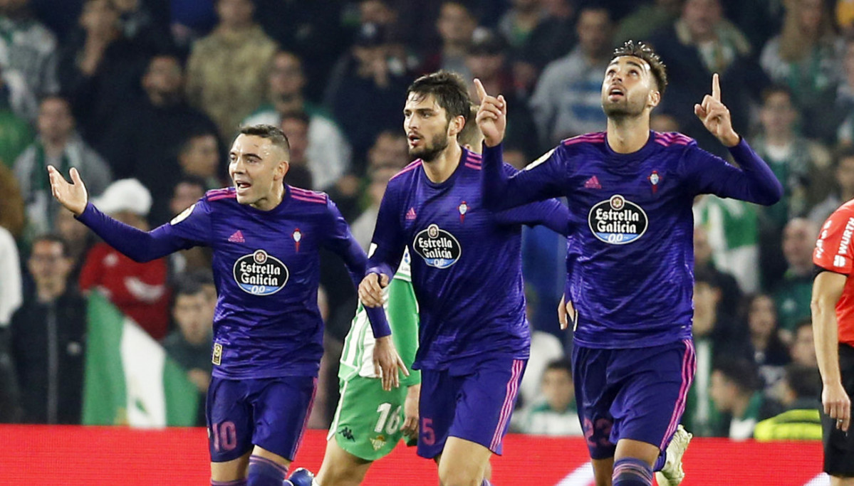 Iago aspas okay brais mendez betis celta benito villamarin liga 041118