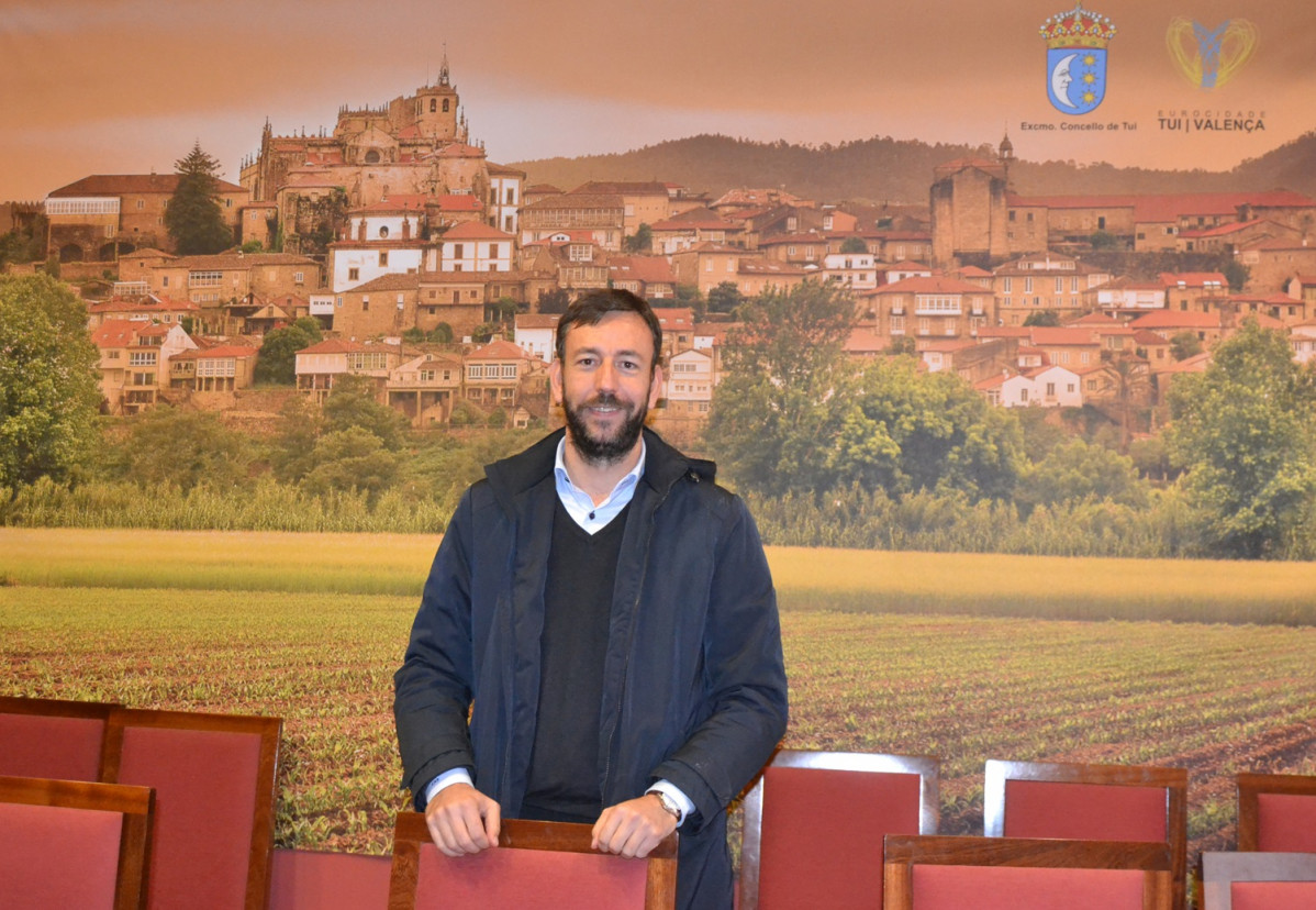 El alcalde de Tui, Carlos Vázquez Padín.