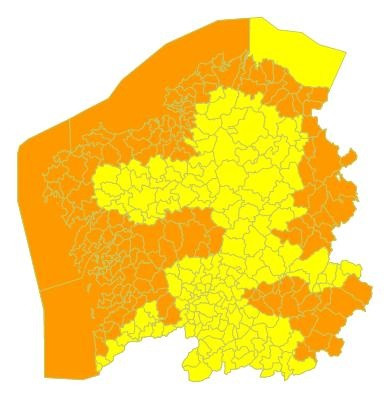 Alerta naranja por temporal en Galicia