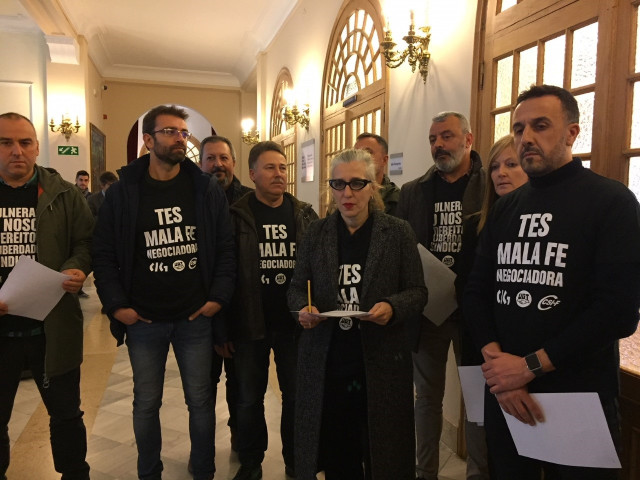 Sindicatos del ayuntamiento de Ferrol