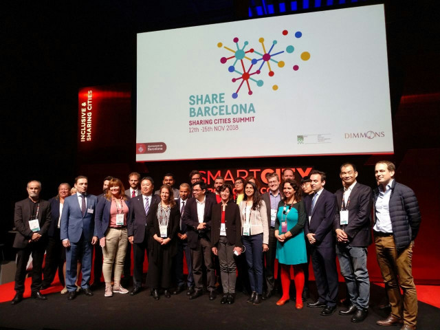Concejal Alberto Lema en Sharing Cities Summit
