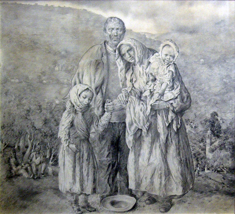 A familia do cego Castelao