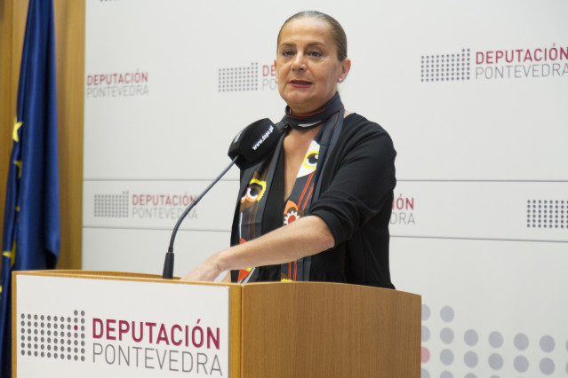 La presidenta de la Diputación de Pontevedra, Carmela Silva