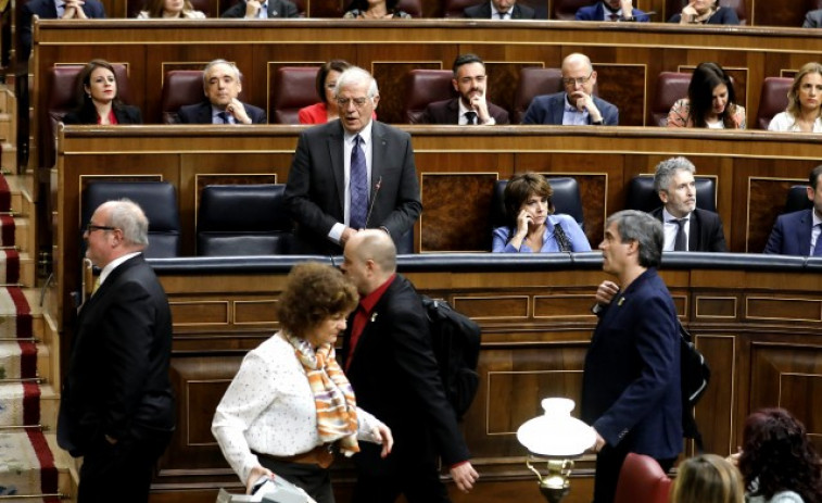 Investigan si realmente hubo escupitajo de un miembro de ERC a Borrell