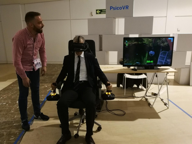 Francisco Conde en la 'Maker Faire Galicia 2018'