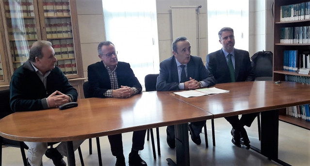 Toma de posesión del nuevo juez decano de Santiago, Andrés Lago Louro