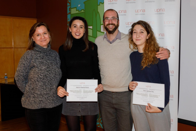 Helena Albelda y Sara Iglesias, ganadoras del concurso 'En 3 Minutos'