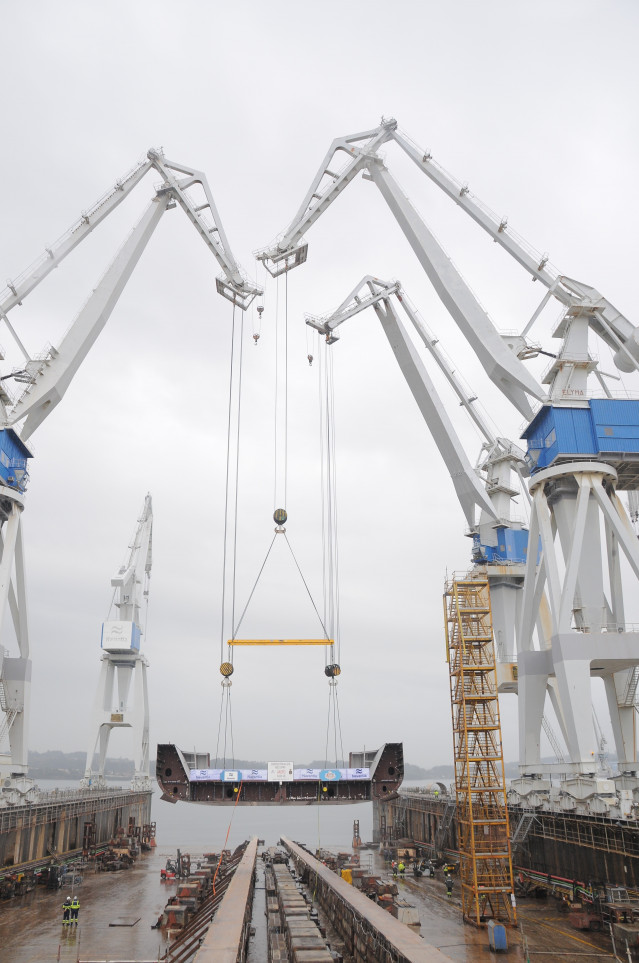 Colocación de la quilla del segundo de los buqes para la Armada de Australia