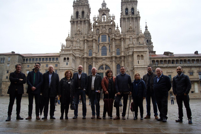 Alcaldes del Camino a Santiago por la ría Muros-Noia