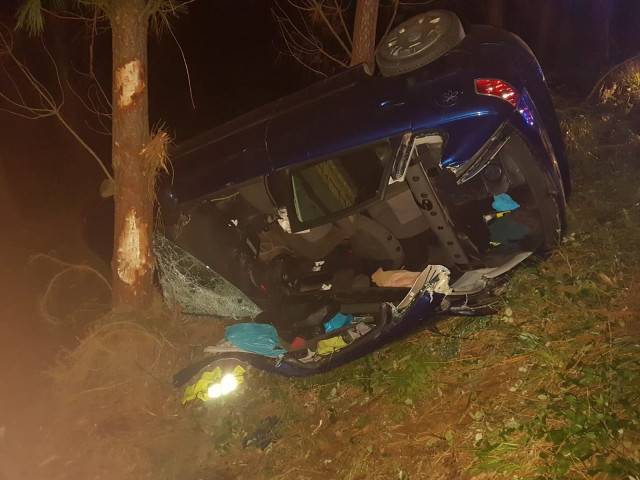 Accidente registrado en Boqueixón (A Coruña)