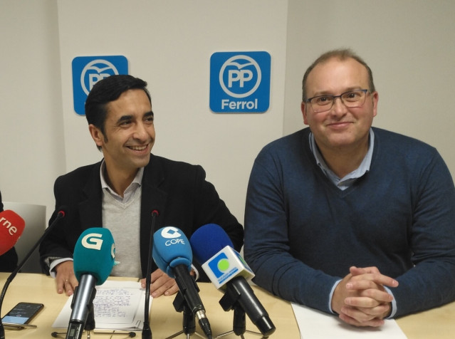 Rueda de prensa del PP en Ferrol