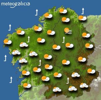 Predicciones para este martes 4 de diciembre en Galicia.