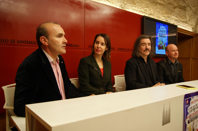 Luis Cobos en Santiago de Compostela. Concierto de bandas de música