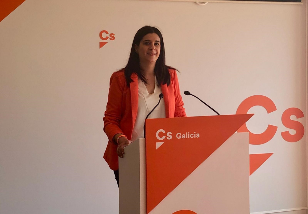 La portavoz de Ciudadanos en Galicia, Olga Louzao