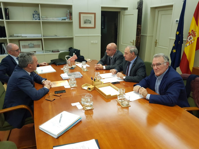 Reunión del Eixo Atlántico en el Ministerio de Fomento.