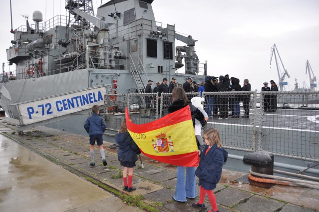 Patrullero Centinela en Ferrol.