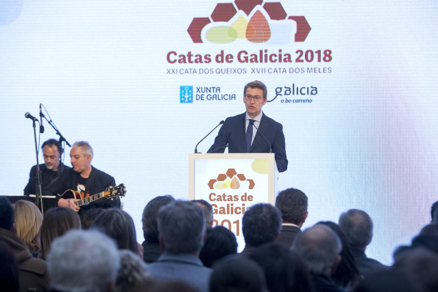 Feijóo en los premios de Catas de Galicia