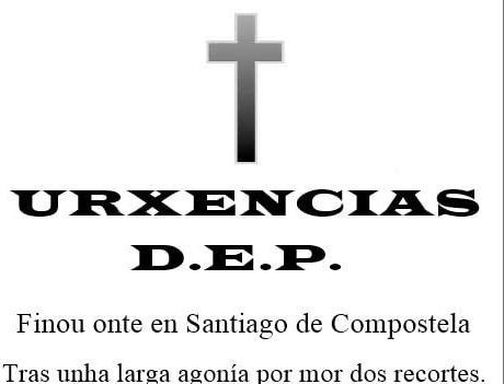 Esquela urxencias chus