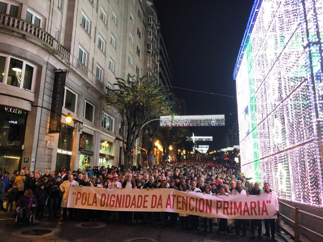 Manifestación Vigo por la atención primaria