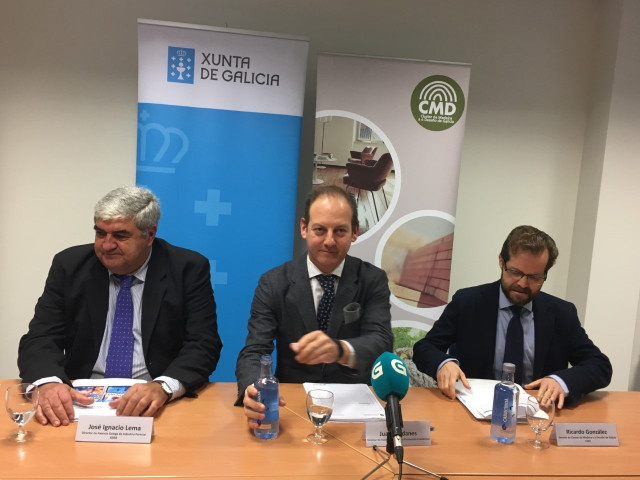 Ignacio Lema, Juan Cividanes y Ricardo González