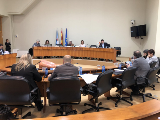 El secretario xeral da Emigración, Antonio Rodríguez Miranda, en el Parlamento