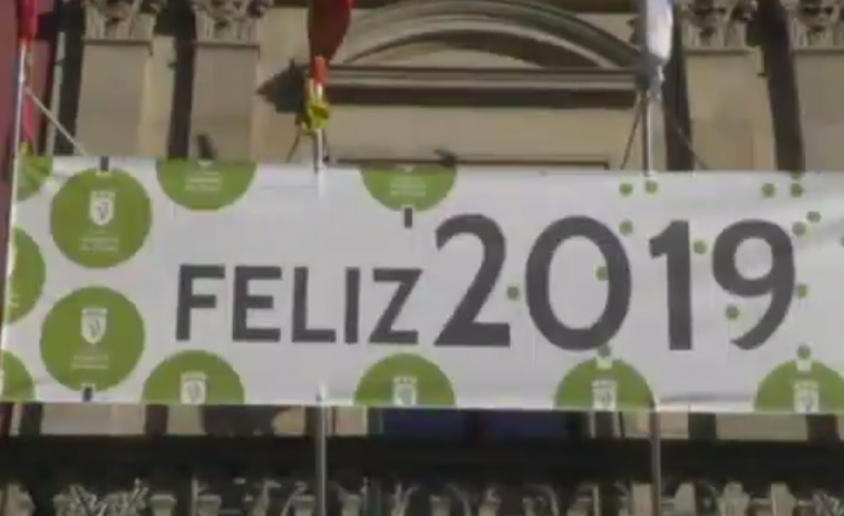 La fiesta de fin de año siempre empieza antes en Vilagarcía (VÍDEO)