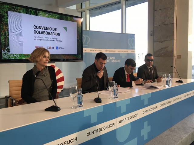 Firma convenio de colaboración entre la Xunta y la ONCE