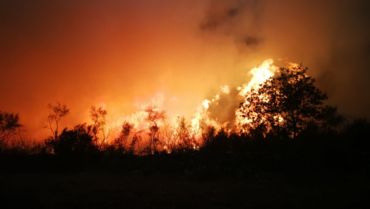 Incendio forestal este lunes en la Serra de San Mamede
