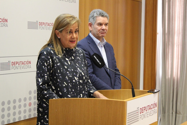 Rueda de prensa de la presidenta de la Diputación de Pontevedra