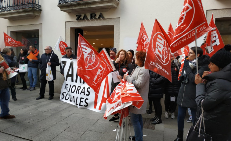 La “excesiva carga de trabajo” lleva a la huelga a las trabajadoras de los Zara de Lugo