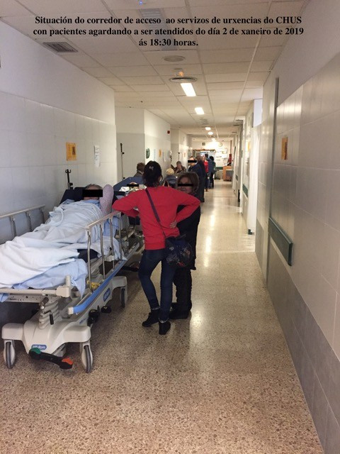 Pasillos urxencias chus sergas
