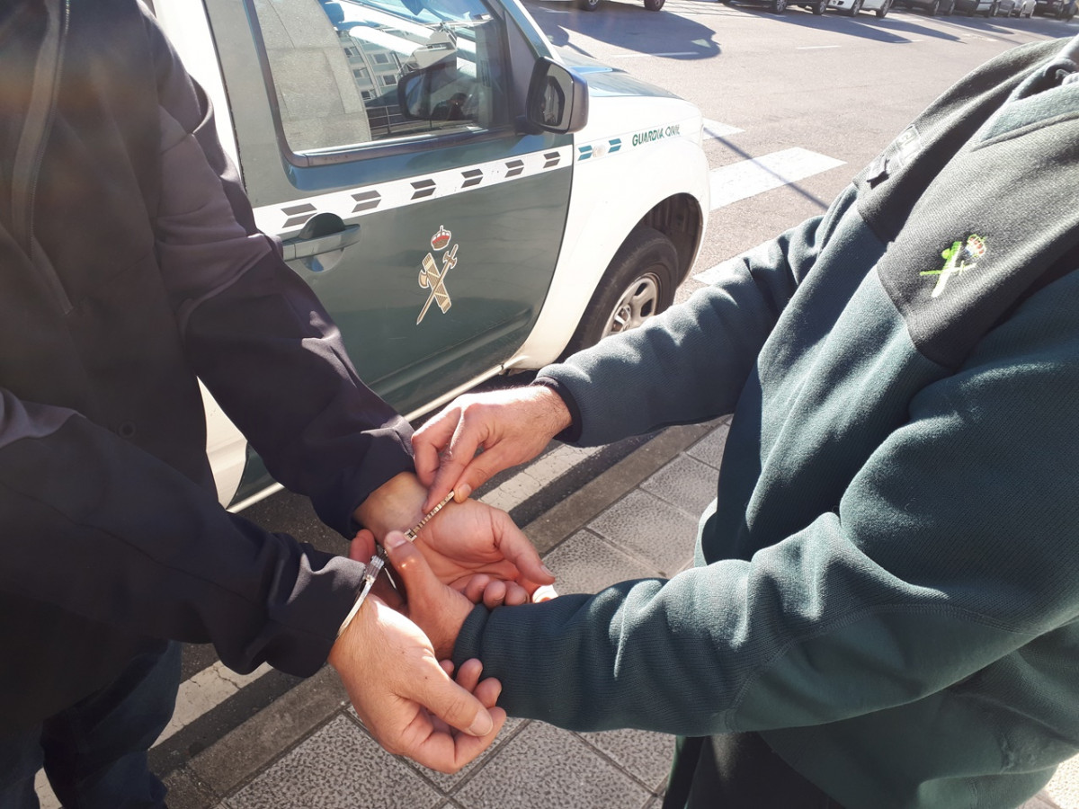 Detenido por la Guardia Civil en la provincia de Pontevedra.